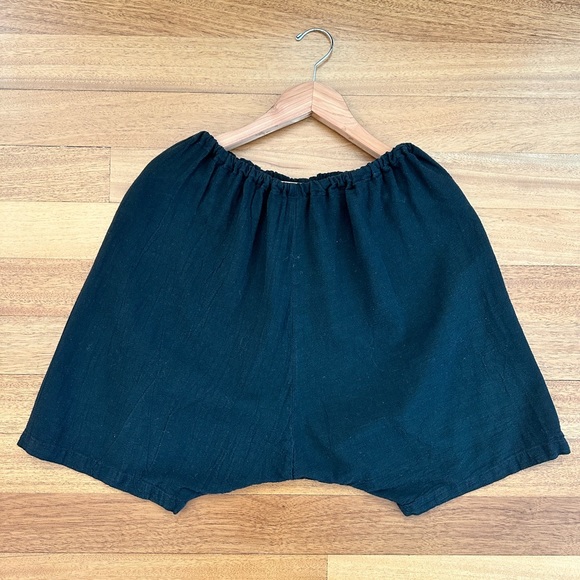 UZI NYC Drop Crotch Shorts - size MEDIUM, Black - Picture 10 of 10